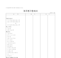 제조원가명세서 (2) 제조원가명세서 (2)